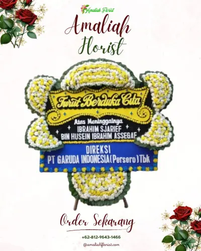 Papan Bunga Duka di Janten