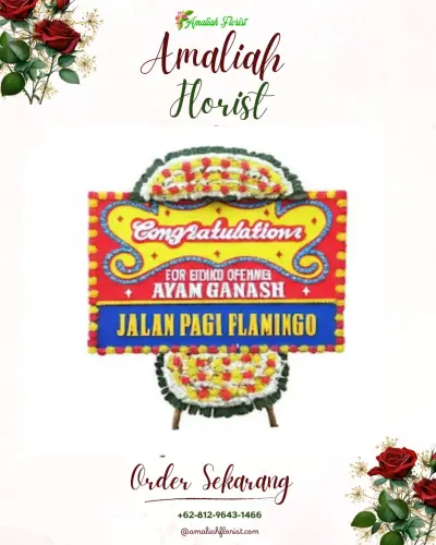 Bunga Papan Congratulation di Janten